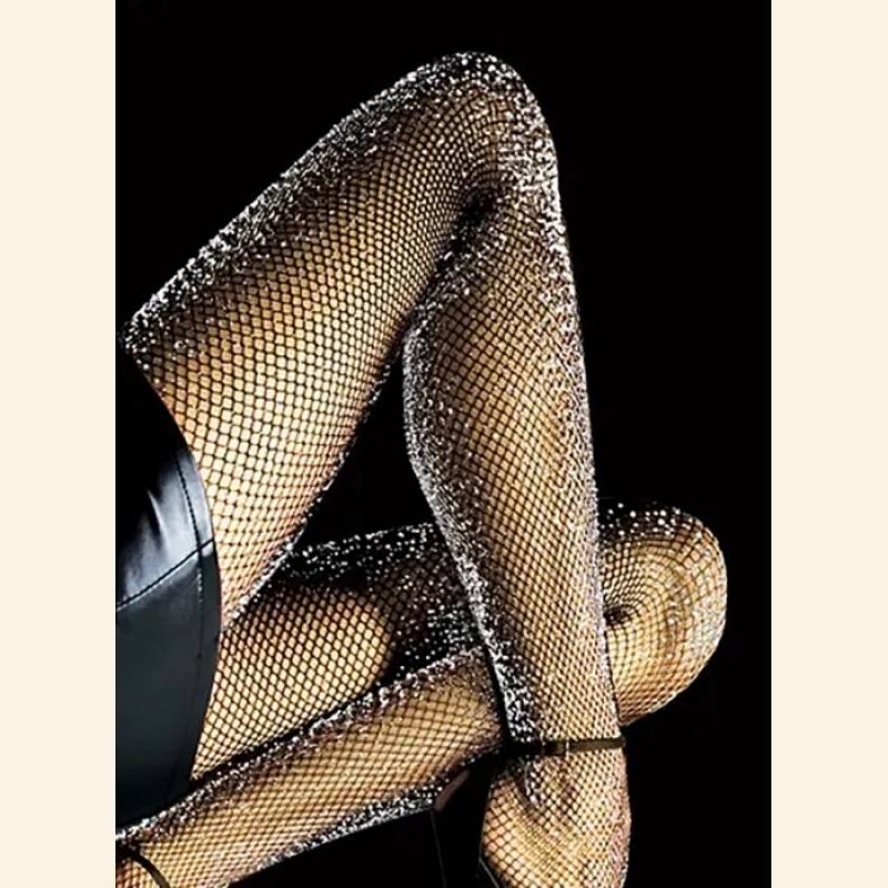 Ciorapi plasa cu lurex