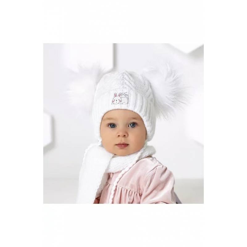 Set caciula si fular pentru bebelusi