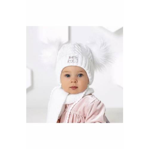 Set caciula si fular pentru bebelusi