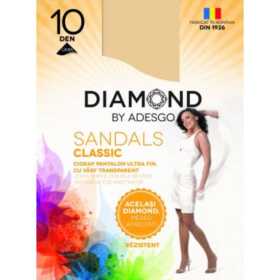 Ciorapi Diamond Sandals 10 den